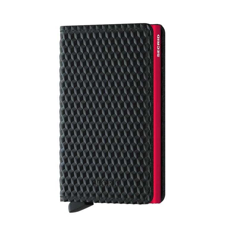 Secrid Slimwallet Cubic Black Red